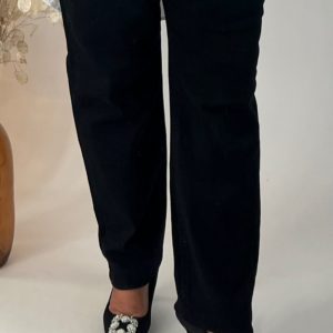 jean noir taille haute