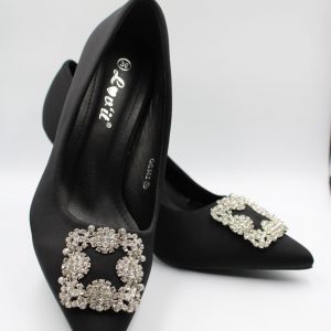 Escarpin Noir à Strass