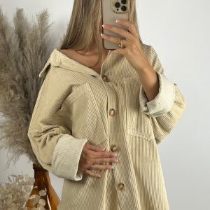 veste velour femme