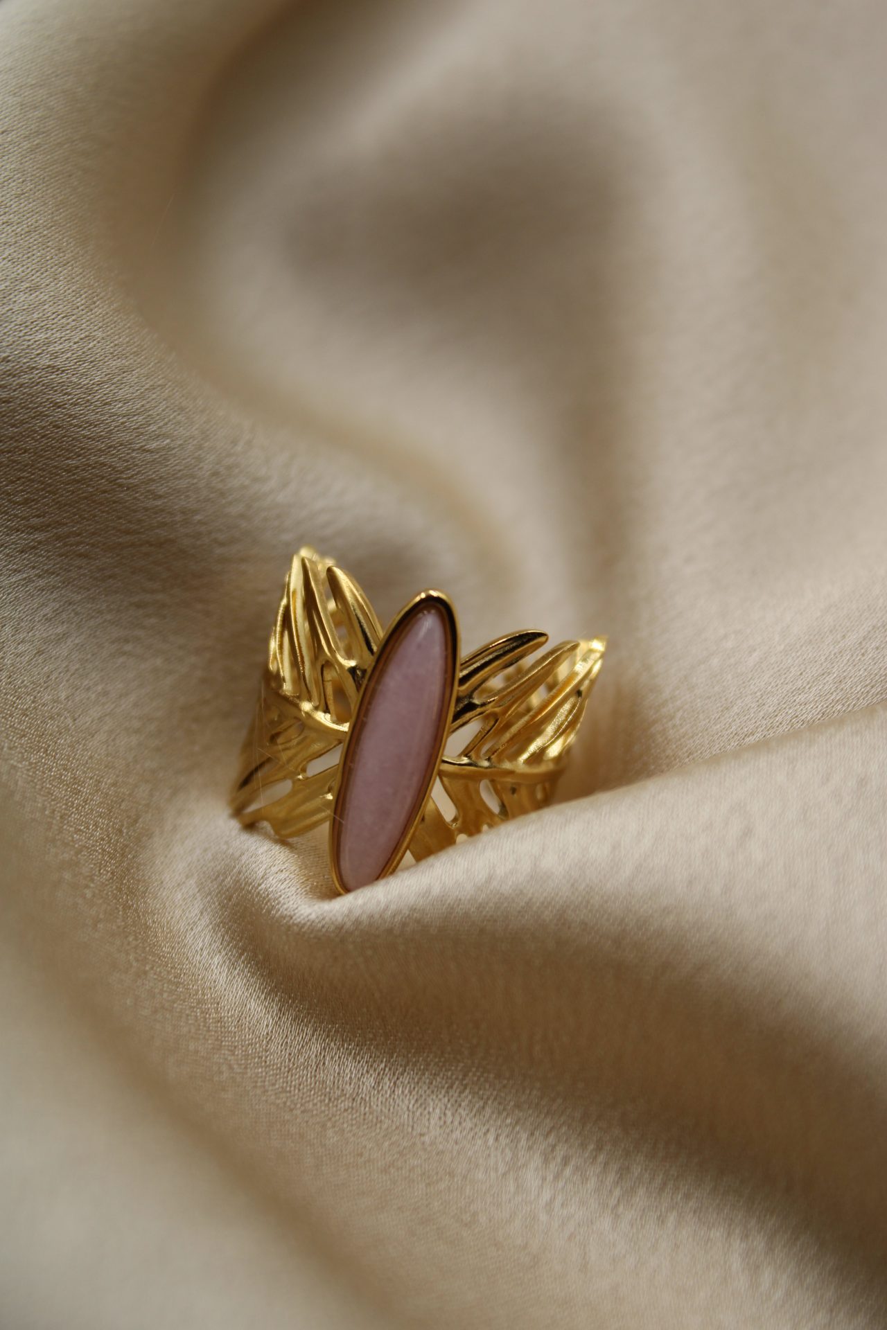 bague rosa pierre rose