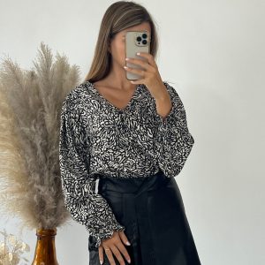 bLOUSE IMPRIMER ABSTRAIT