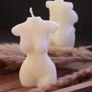 Bougie Silhouette Femme - Blanche