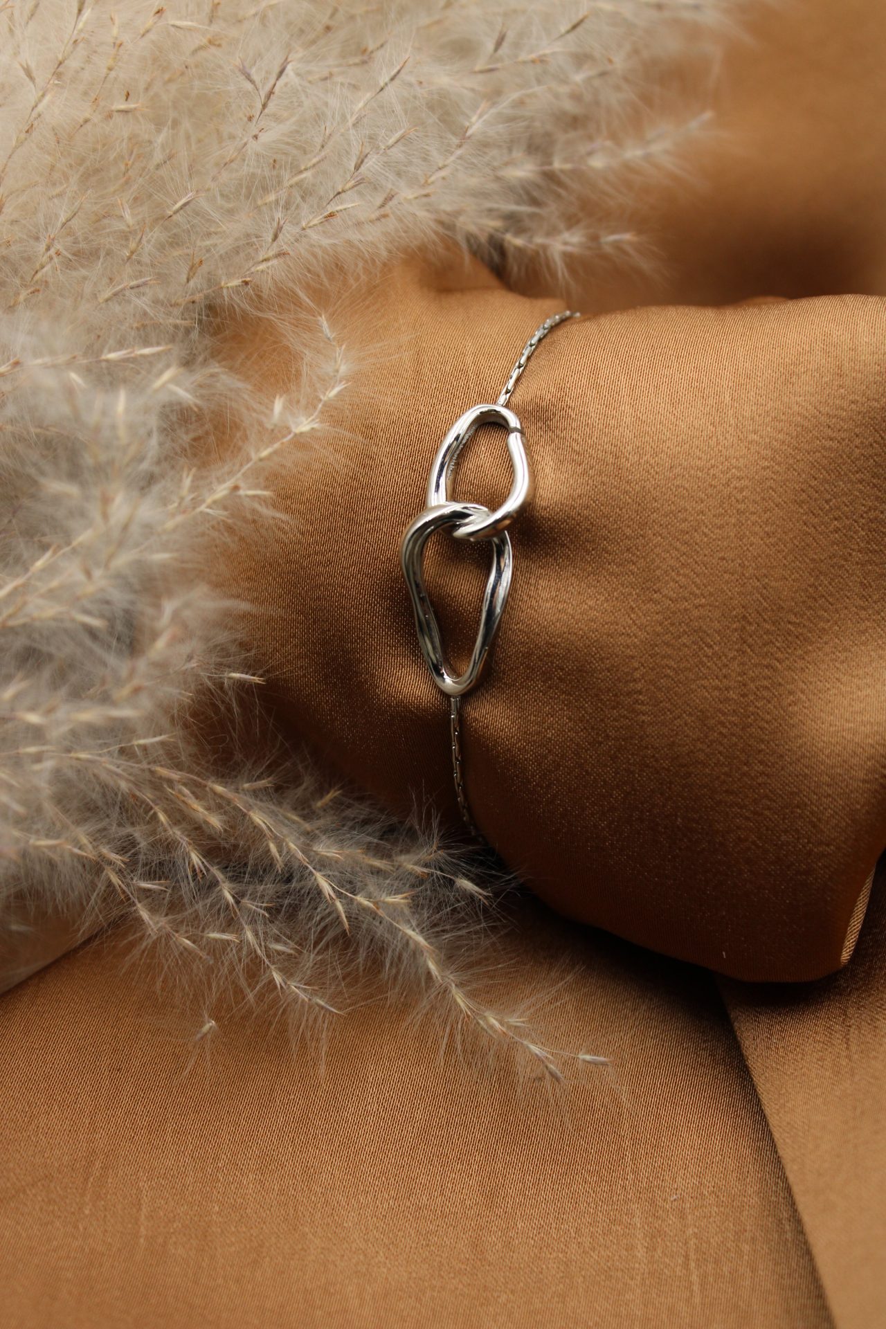 bracelet menottes union fin argent