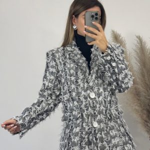 Veste Blazer Tissée