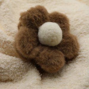 Pince à Fleur Duveteuse - Marron