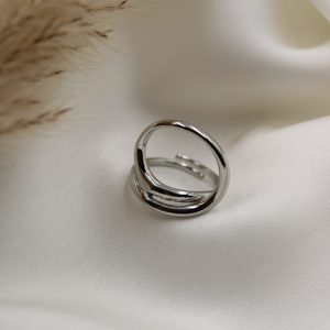 bague argent cercle