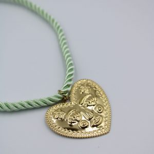 collier cordage coeur