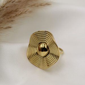 bague cercle doré