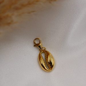 charm grain de café doré large