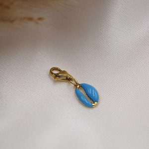 charm grain de café turquoise