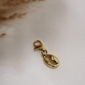 charm grain de café doré small