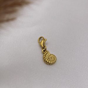 Charm Coquillage Spirale - Small attache mousqueton