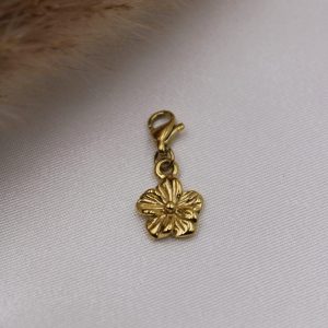 Charm Fleur - Small attache mousqueton