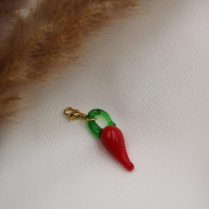 Charm piment attache mousqueton