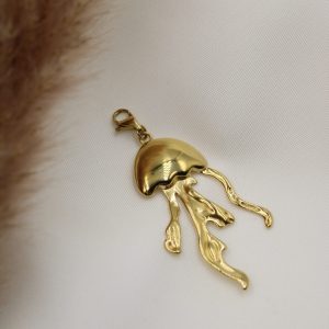 charm méduse attache mousqueton