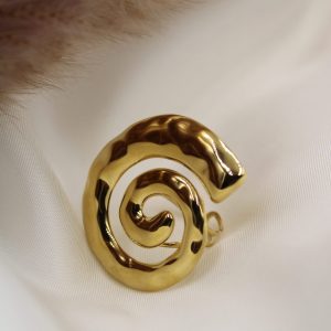 bague spirale en acier inoxydable