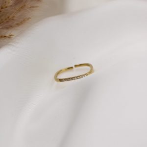 Bague carré en acier inoxydable